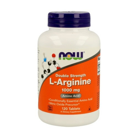 now foodsL-Arginine Double Strength 1000 mg 120 Comprimidos