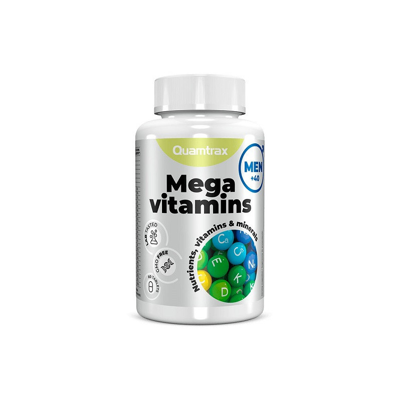 Quamtrax Mega Vitamins Men 40+ - 60 tabs