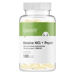 Ostrovit Betaine HCl + Pepsin 100 caps