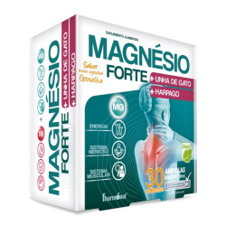 Magnésio Forte + Unha de Gato + Harpago 30 ampolas