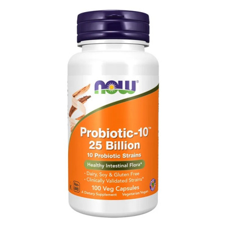 Now Probiotic-10™ 25 Billion 100 Vcaps