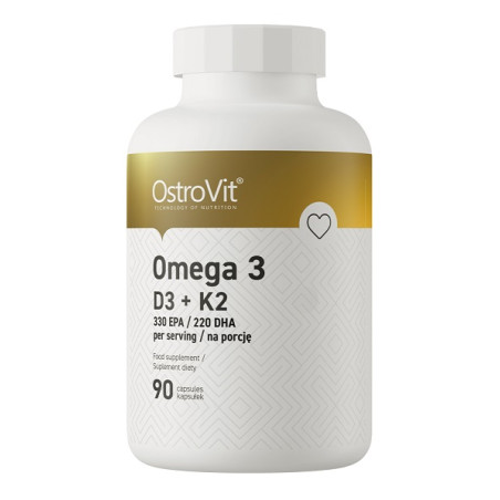 Omega 3 D3 + K2 - 90 softgels