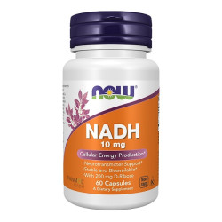now NADH 10 mg - 60 Vcaps