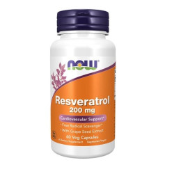 Natural Resveratrol 200mg - 60 Vcaps