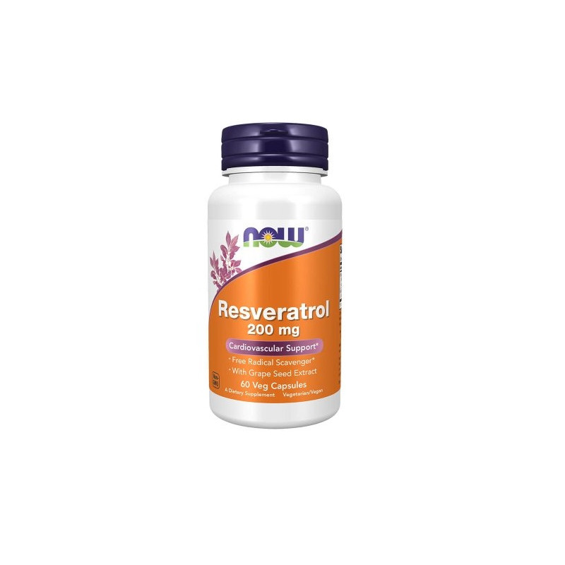 Natural Resveratrol 200mg - 60 Vcaps