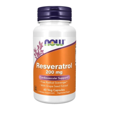 Natural Resveratrol 200mg - 60 Vcaps