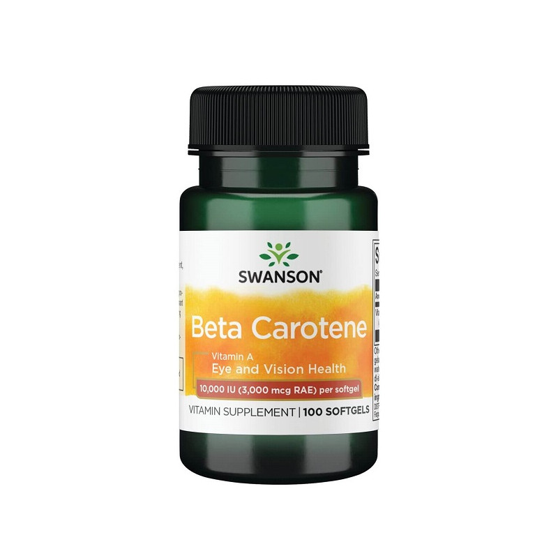 Swanson Beta Carotene 3000mcg - 100 Sgel