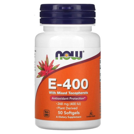 now Vitamin E-400 - 50 sgel