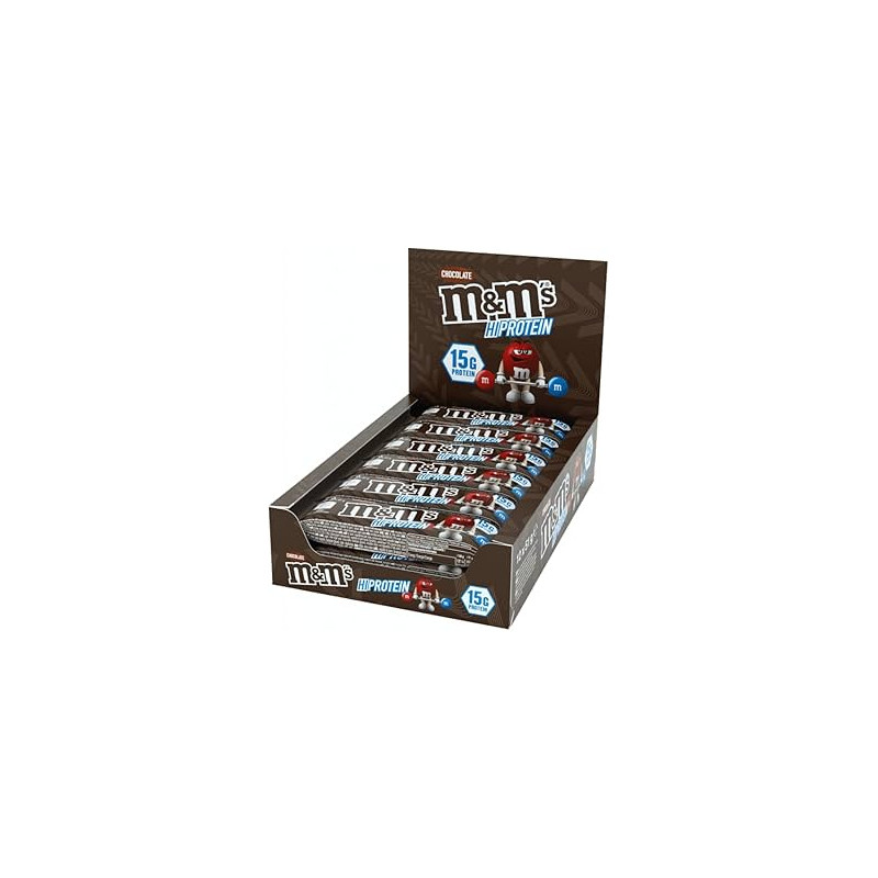 MM'S Hiprotein Chocolate Bar 12x51g
